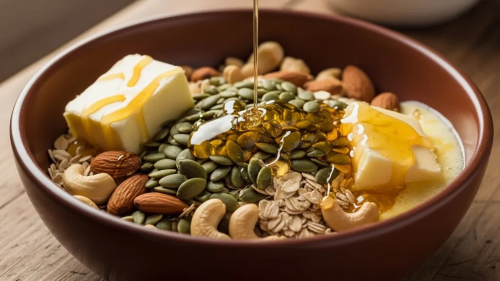 호박씨를 활용한 건강 레시피 3 : '호박씨 에너지 바'