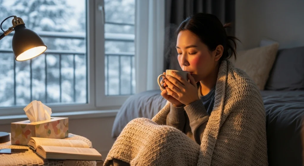 인후염에 생강꿀차: "따갑고 부은 목을 잠재우는 천연 항염 시너지의 과학"